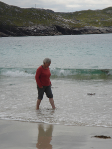 Sea and Sandy Harris Beach