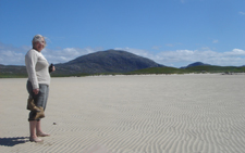 Uig Sands where the Lewis Chessmen were 